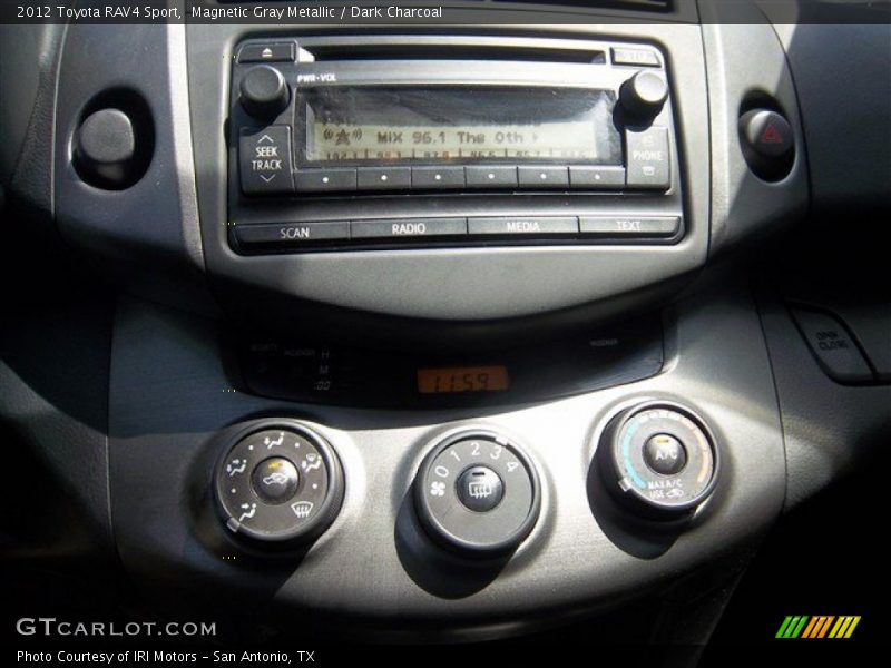 Magnetic Gray Metallic / Dark Charcoal 2012 Toyota RAV4 Sport