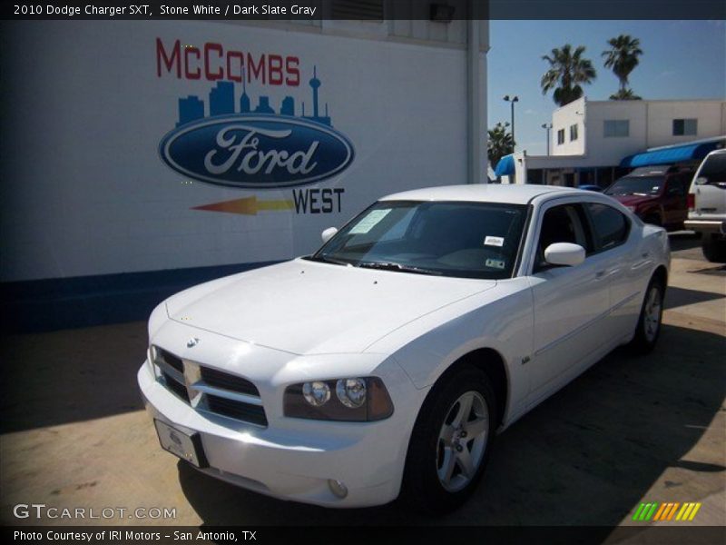 Stone White / Dark Slate Gray 2010 Dodge Charger SXT