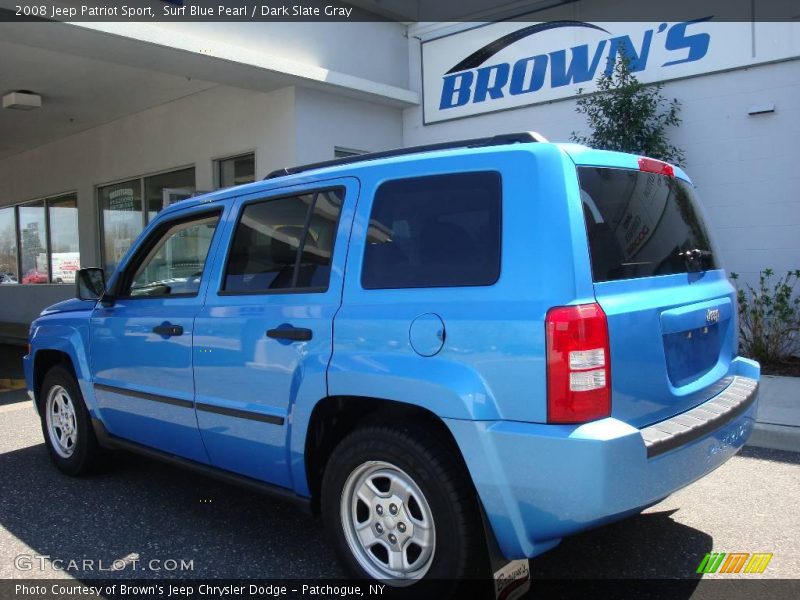 Surf Blue Pearl / Dark Slate Gray 2008 Jeep Patriot Sport