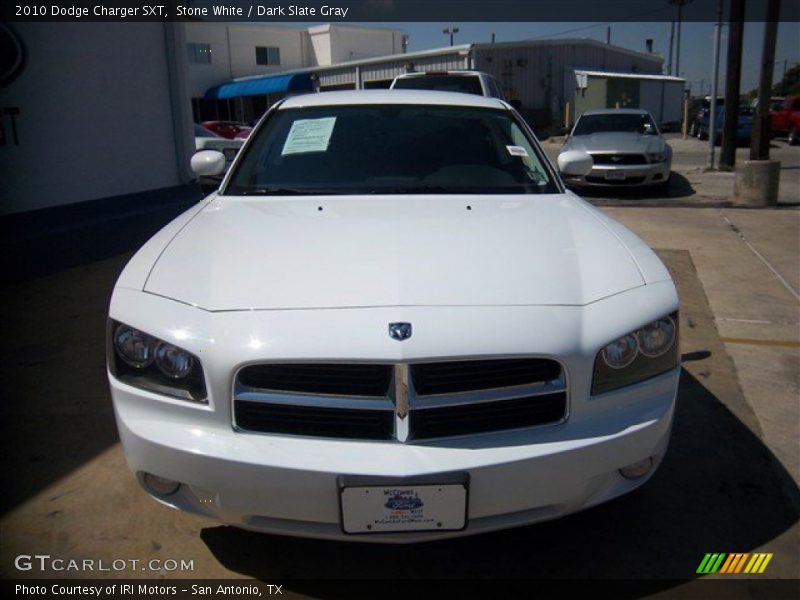 Stone White / Dark Slate Gray 2010 Dodge Charger SXT