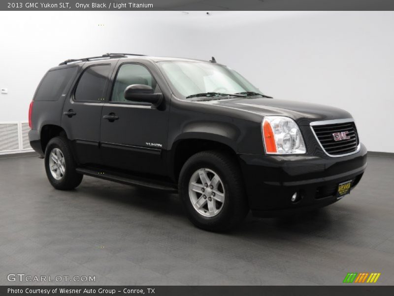 Onyx Black / Light Titanium 2013 GMC Yukon SLT