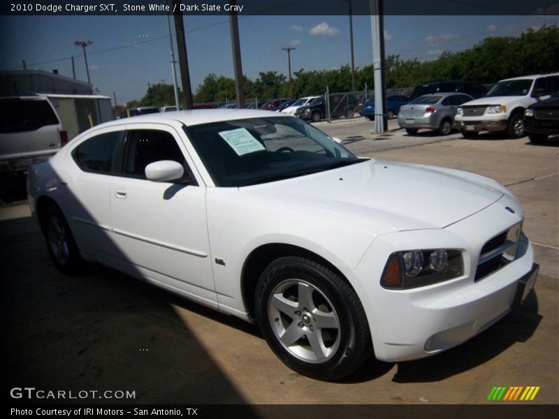 Stone White / Dark Slate Gray 2010 Dodge Charger SXT