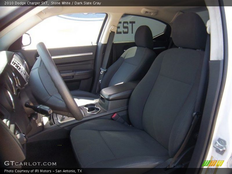 Stone White / Dark Slate Gray 2010 Dodge Charger SXT