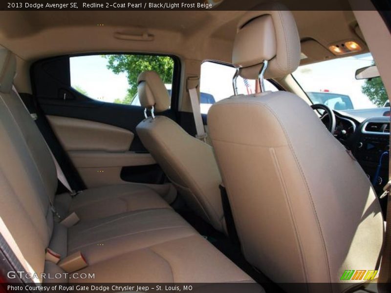 Redline 2-Coat Pearl / Black/Light Frost Beige 2013 Dodge Avenger SE