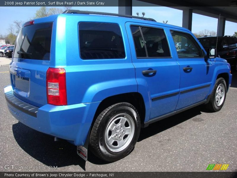 Surf Blue Pearl / Dark Slate Gray 2008 Jeep Patriot Sport