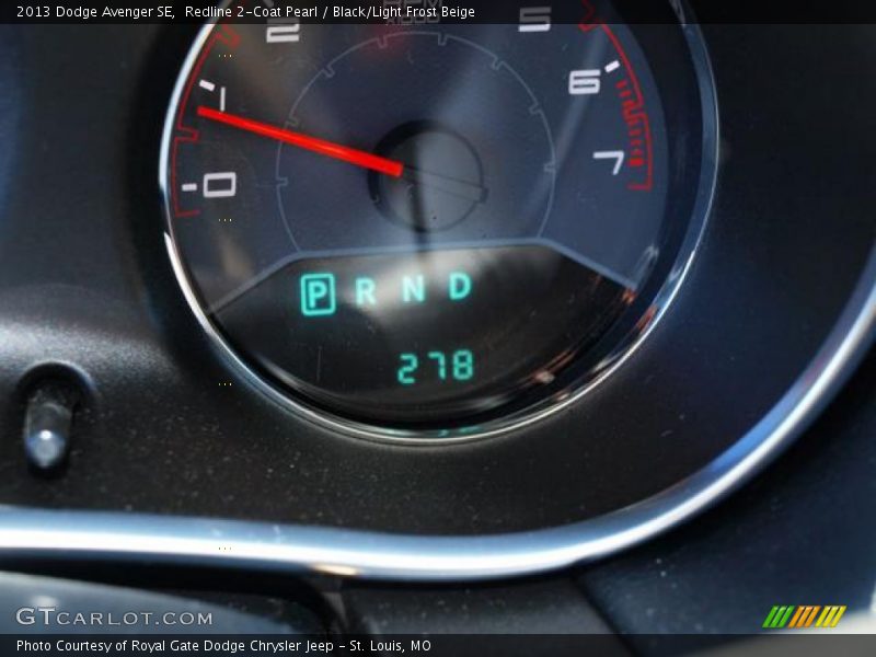 Redline 2-Coat Pearl / Black/Light Frost Beige 2013 Dodge Avenger SE