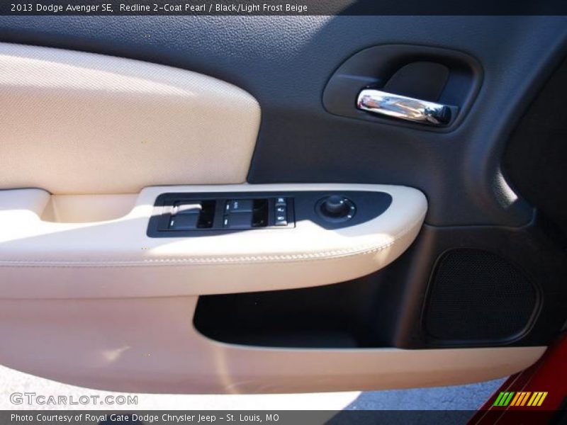 Redline 2-Coat Pearl / Black/Light Frost Beige 2013 Dodge Avenger SE