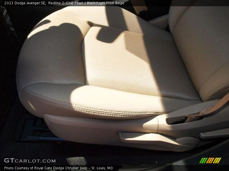 Redline 2-Coat Pearl / Black/Light Frost Beige 2013 Dodge Avenger SE