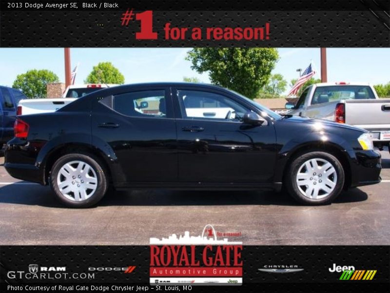 Black / Black 2013 Dodge Avenger SE