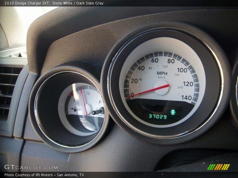 Stone White / Dark Slate Gray 2010 Dodge Charger SXT