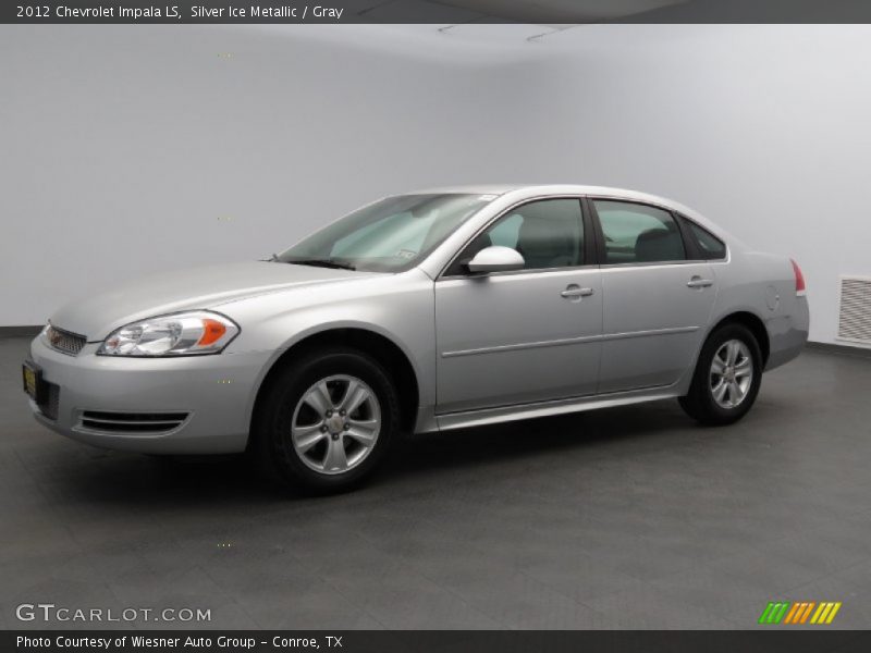 Silver Ice Metallic / Gray 2012 Chevrolet Impala LS