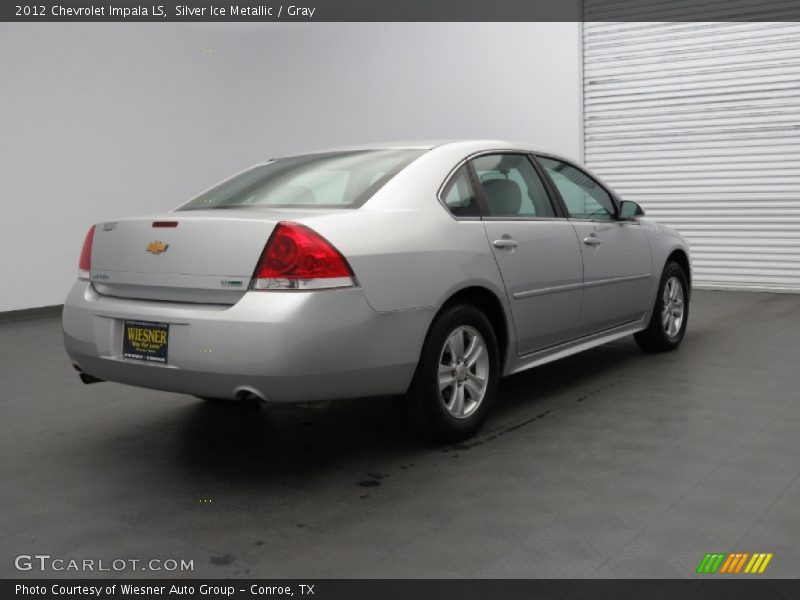 Silver Ice Metallic / Gray 2012 Chevrolet Impala LS