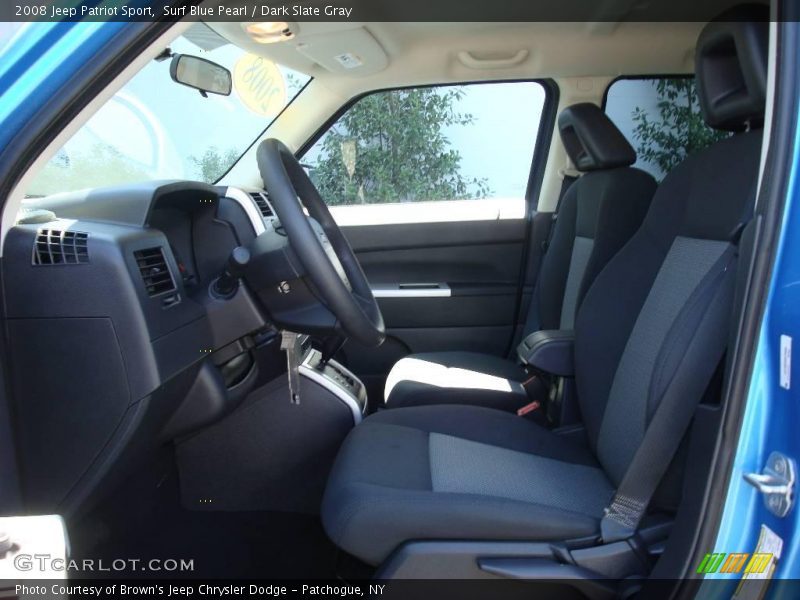 Surf Blue Pearl / Dark Slate Gray 2008 Jeep Patriot Sport