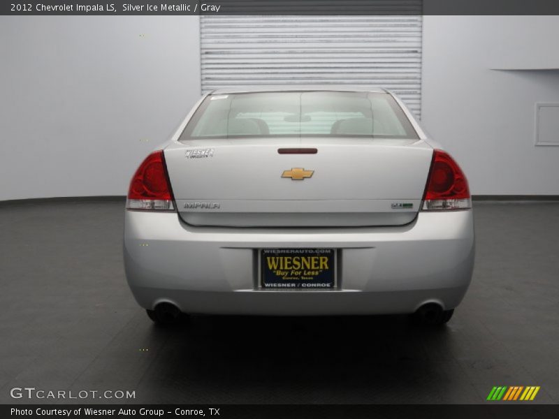 Silver Ice Metallic / Gray 2012 Chevrolet Impala LS