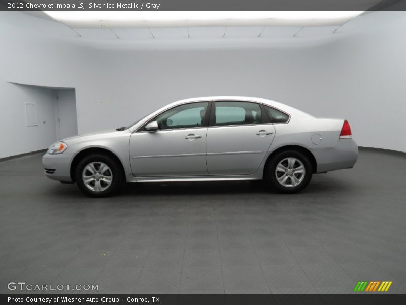 Silver Ice Metallic / Gray 2012 Chevrolet Impala LS