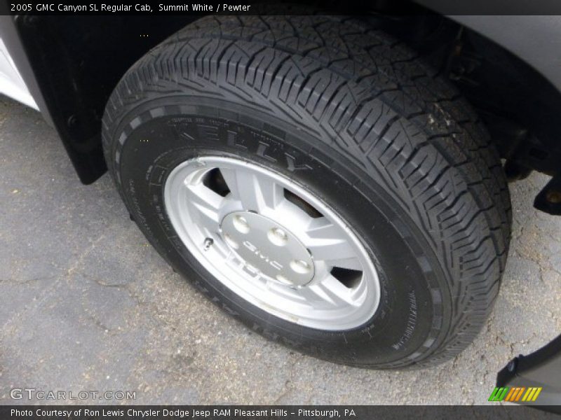 Summit White / Pewter 2005 GMC Canyon SL Regular Cab