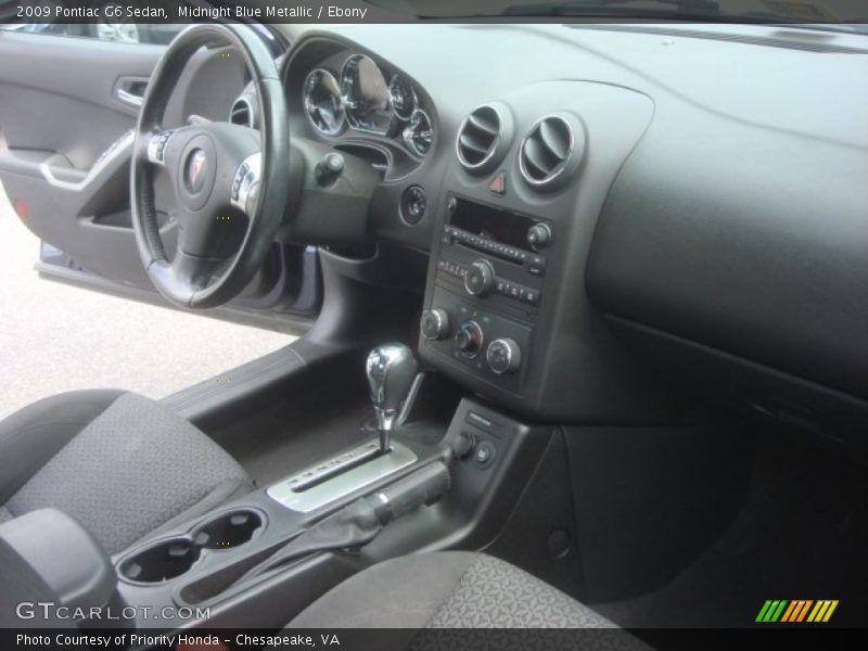 Midnight Blue Metallic / Ebony 2009 Pontiac G6 Sedan