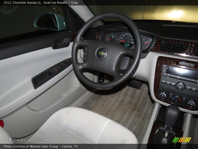 Silver Ice Metallic / Gray 2012 Chevrolet Impala LS
