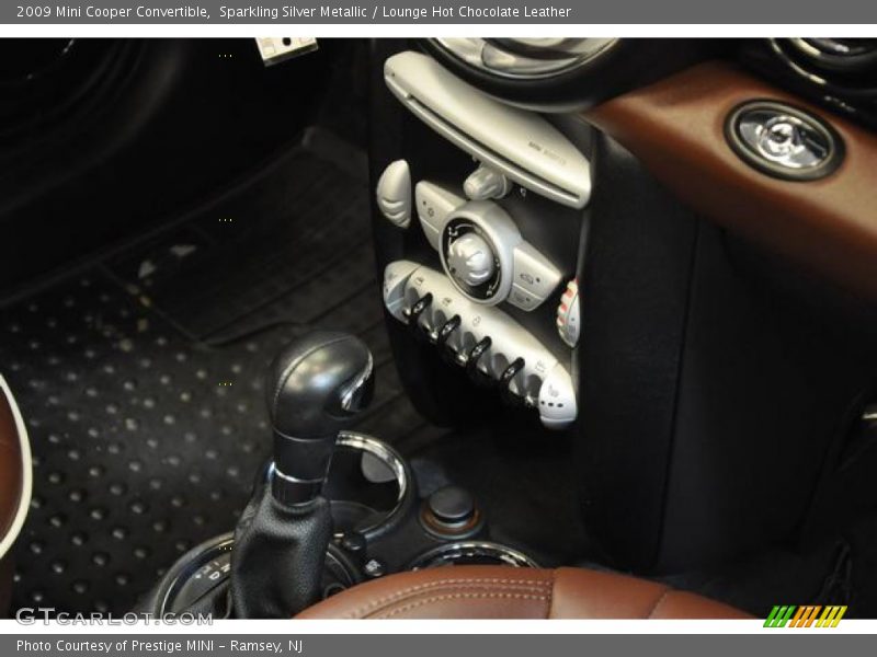 Sparkling Silver Metallic / Lounge Hot Chocolate Leather 2009 Mini Cooper Convertible