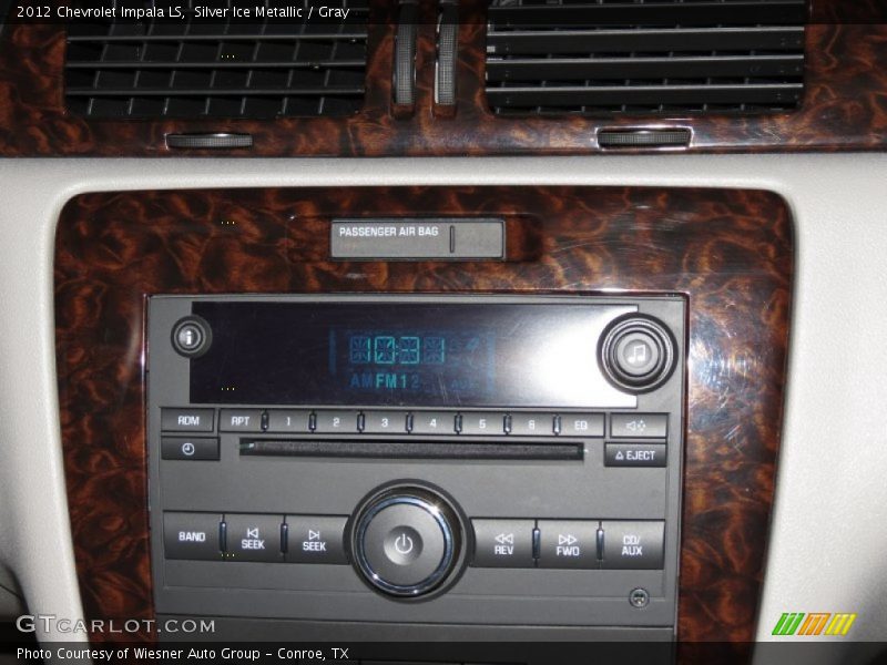 Silver Ice Metallic / Gray 2012 Chevrolet Impala LS