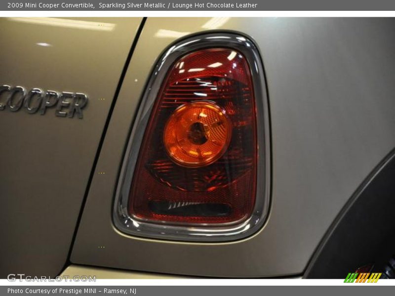 Sparkling Silver Metallic / Lounge Hot Chocolate Leather 2009 Mini Cooper Convertible