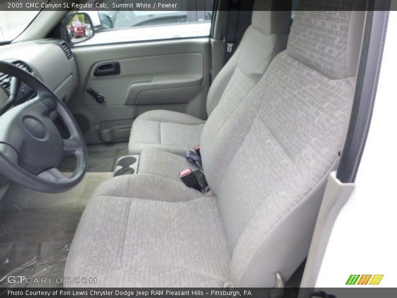 Summit White / Pewter 2005 GMC Canyon SL Regular Cab