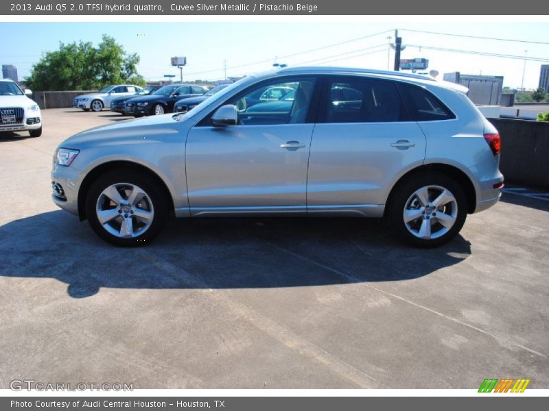 Cuvee Silver Metallic / Pistachio Beige 2013 Audi Q5 2.0 TFSI hybrid quattro
