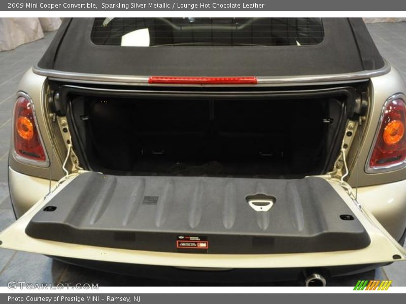 Sparkling Silver Metallic / Lounge Hot Chocolate Leather 2009 Mini Cooper Convertible
