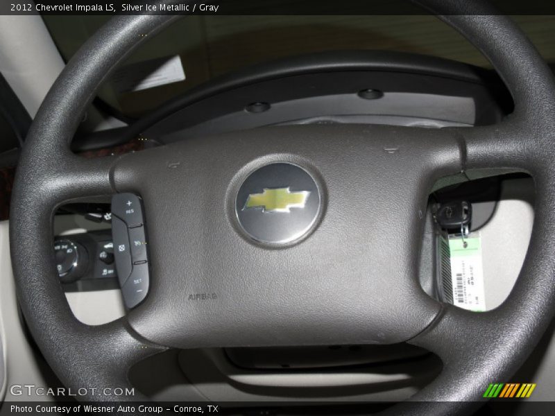 Silver Ice Metallic / Gray 2012 Chevrolet Impala LS