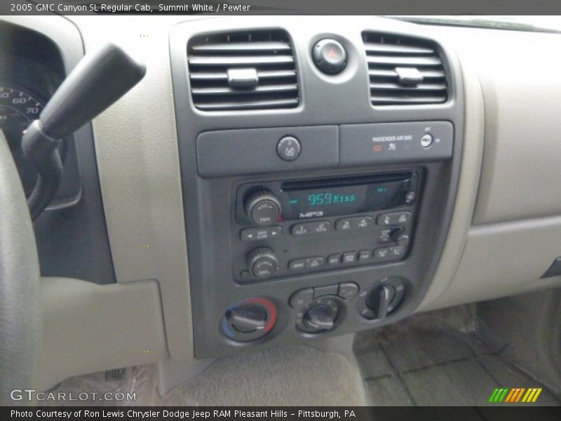 Summit White / Pewter 2005 GMC Canyon SL Regular Cab