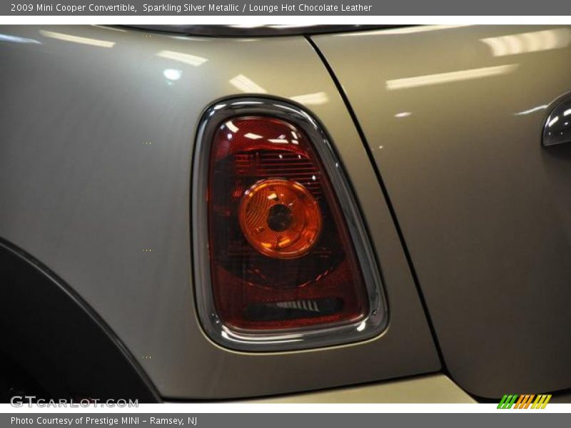 Sparkling Silver Metallic / Lounge Hot Chocolate Leather 2009 Mini Cooper Convertible