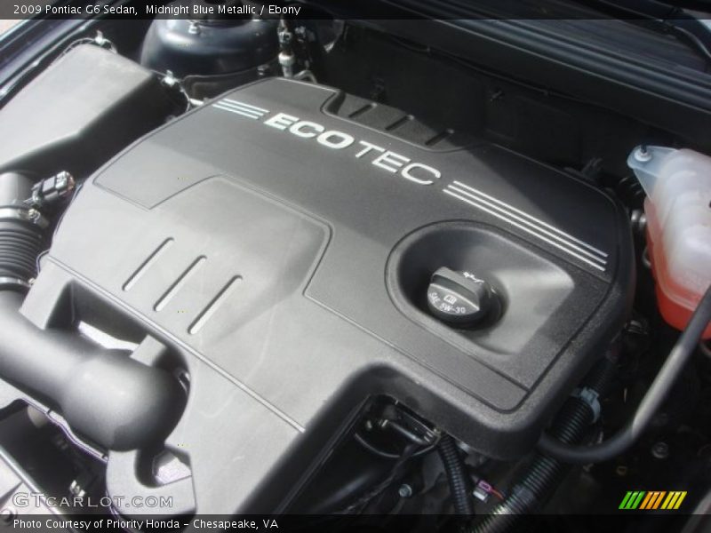 Midnight Blue Metallic / Ebony 2009 Pontiac G6 Sedan