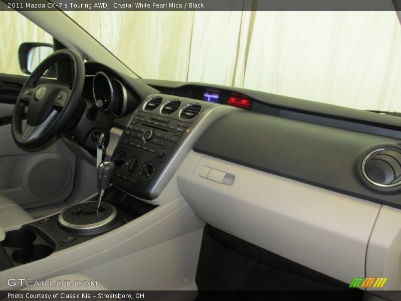 Crystal White Pearl Mica / Black 2011 Mazda CX-7 s Touring AWD
