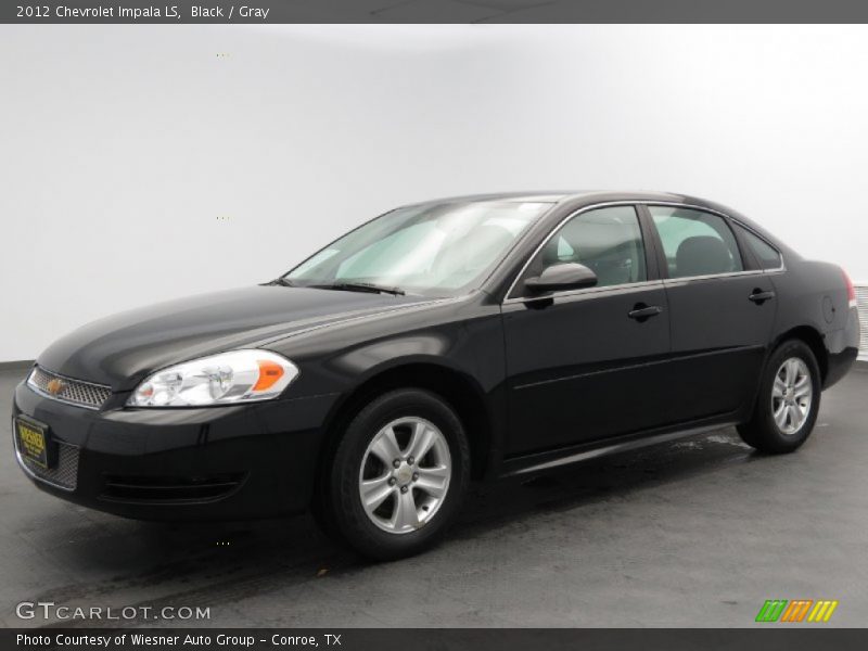 Black / Gray 2012 Chevrolet Impala LS