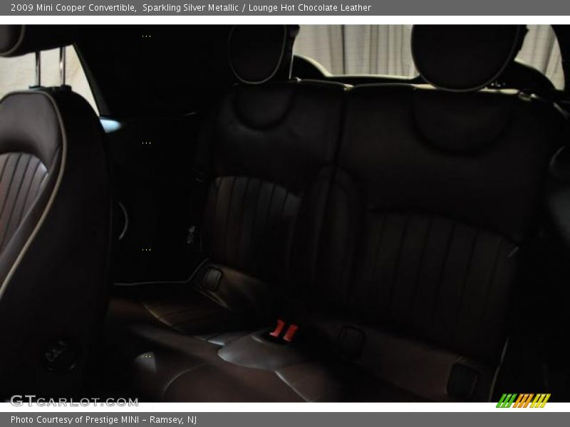 Sparkling Silver Metallic / Lounge Hot Chocolate Leather 2009 Mini Cooper Convertible
