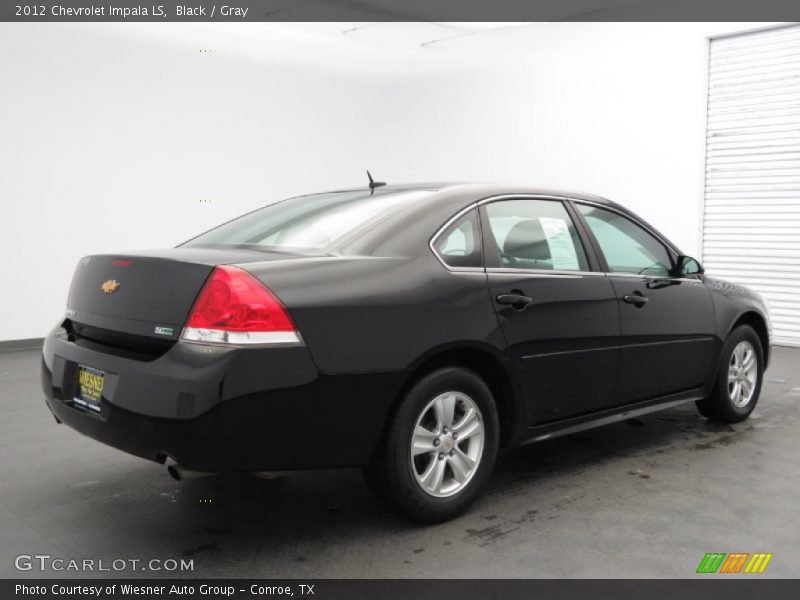 Black / Gray 2012 Chevrolet Impala LS
