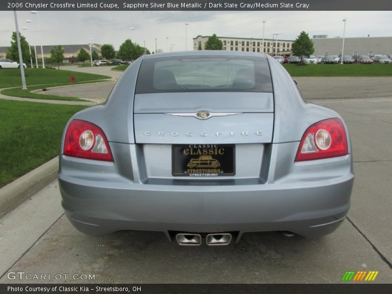 Sapphire Silver Blue Metallic / Dark Slate Gray/Medium Slate Gray 2006 Chrysler Crossfire Limited Coupe