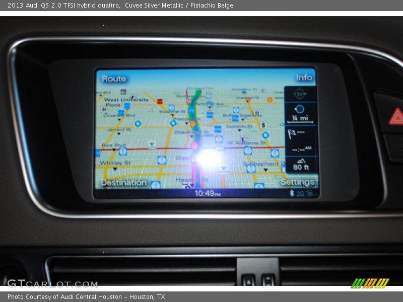 Navigation of 2013 Q5 2.0 TFSI hybrid quattro