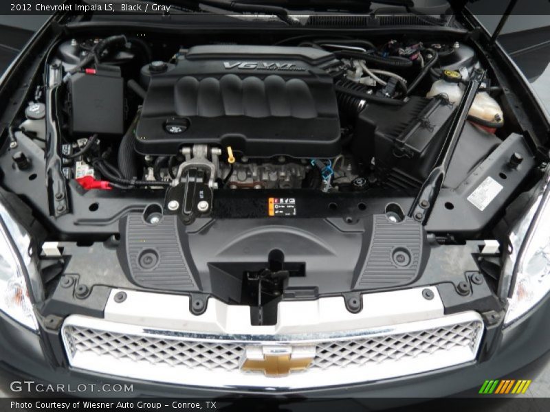 Black / Gray 2012 Chevrolet Impala LS