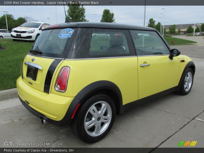 Liquid Yellow / Black/Panther Black 2006 Mini Cooper Hardtop