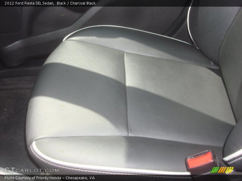 Black / Charcoal Black 2012 Ford Fiesta SEL Sedan