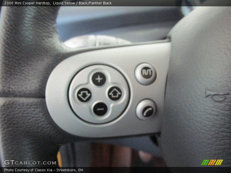 Liquid Yellow / Black/Panther Black 2006 Mini Cooper Hardtop
