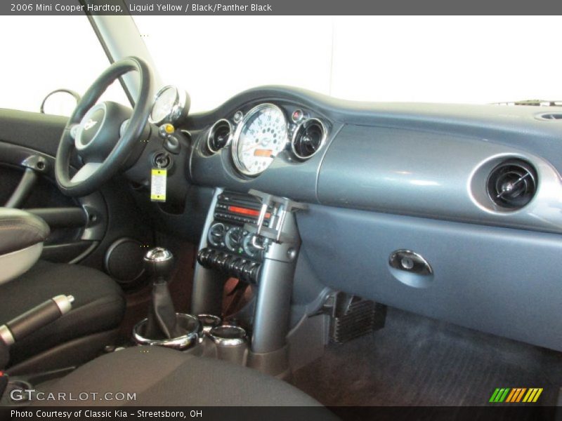 Liquid Yellow / Black/Panther Black 2006 Mini Cooper Hardtop