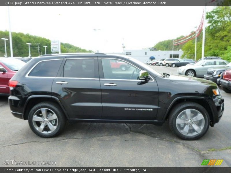  2014 Grand Cherokee Overland 4x4 Brilliant Black Crystal Pearl