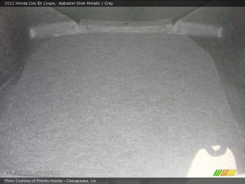 Alabaster Silver Metallic / Gray 2012 Honda Civic EX Coupe