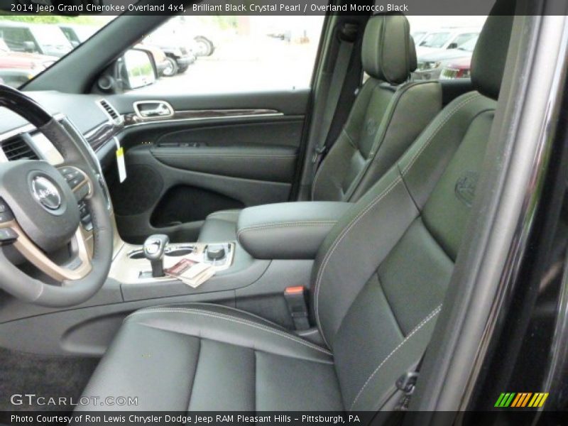  2014 Grand Cherokee Overland 4x4 Overland Morocco Black Interior