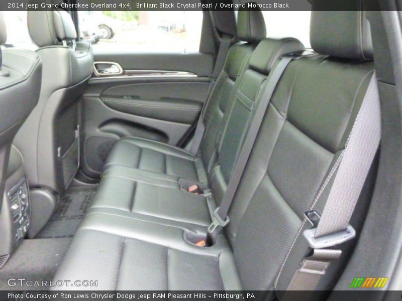 Rear Seat of 2014 Grand Cherokee Overland 4x4