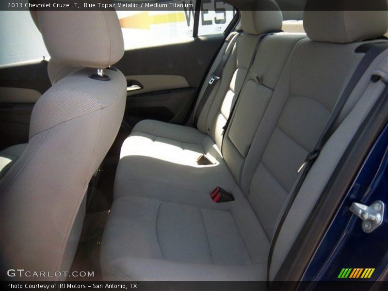 Blue Topaz Metallic / Medium Titanium 2013 Chevrolet Cruze LT