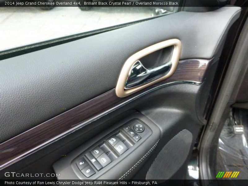 Brilliant Black Crystal Pearl / Overland Morocco Black 2014 Jeep Grand Cherokee Overland 4x4