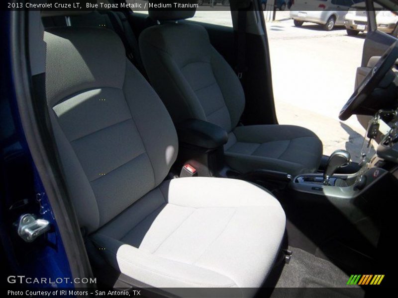Blue Topaz Metallic / Medium Titanium 2013 Chevrolet Cruze LT